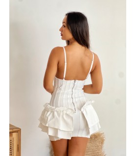 Robe bandage ARCELYS Blanche