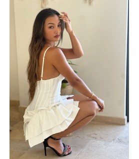 Robe bandage ARCELYS Blanche