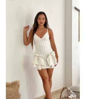 Robe bandage ARCELYS Blanche