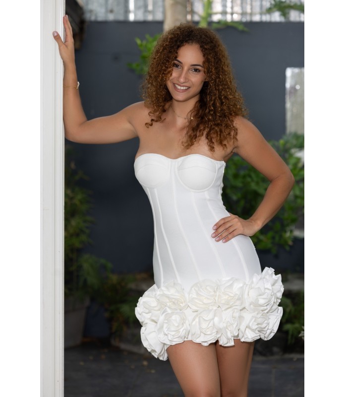 Robe bandage MILANA Blanche