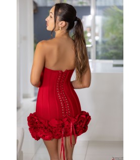 Robe bandage MILANA Rouge