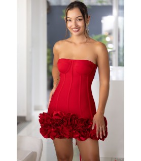 Robe bandage MILANA Rouge