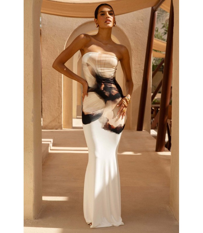 Robe FLORENA Marron