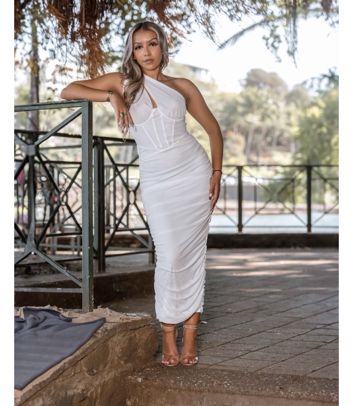 Robe CLEANE Blanche