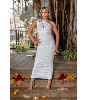Robe CLEANE Blanche